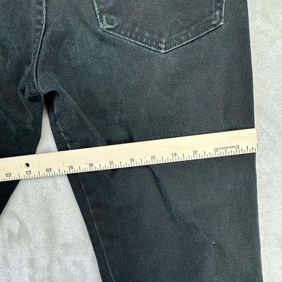 Vtg USA Harley Davidson Black Jeans Denim Women's Size 2 Long Classic Fit 24x33 - Picture 15 of 16